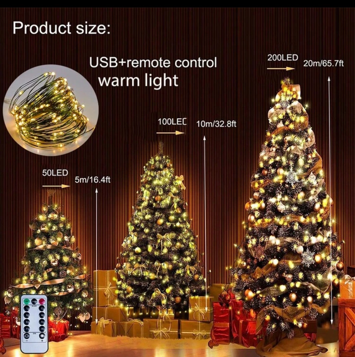 Christmas tree decoration light