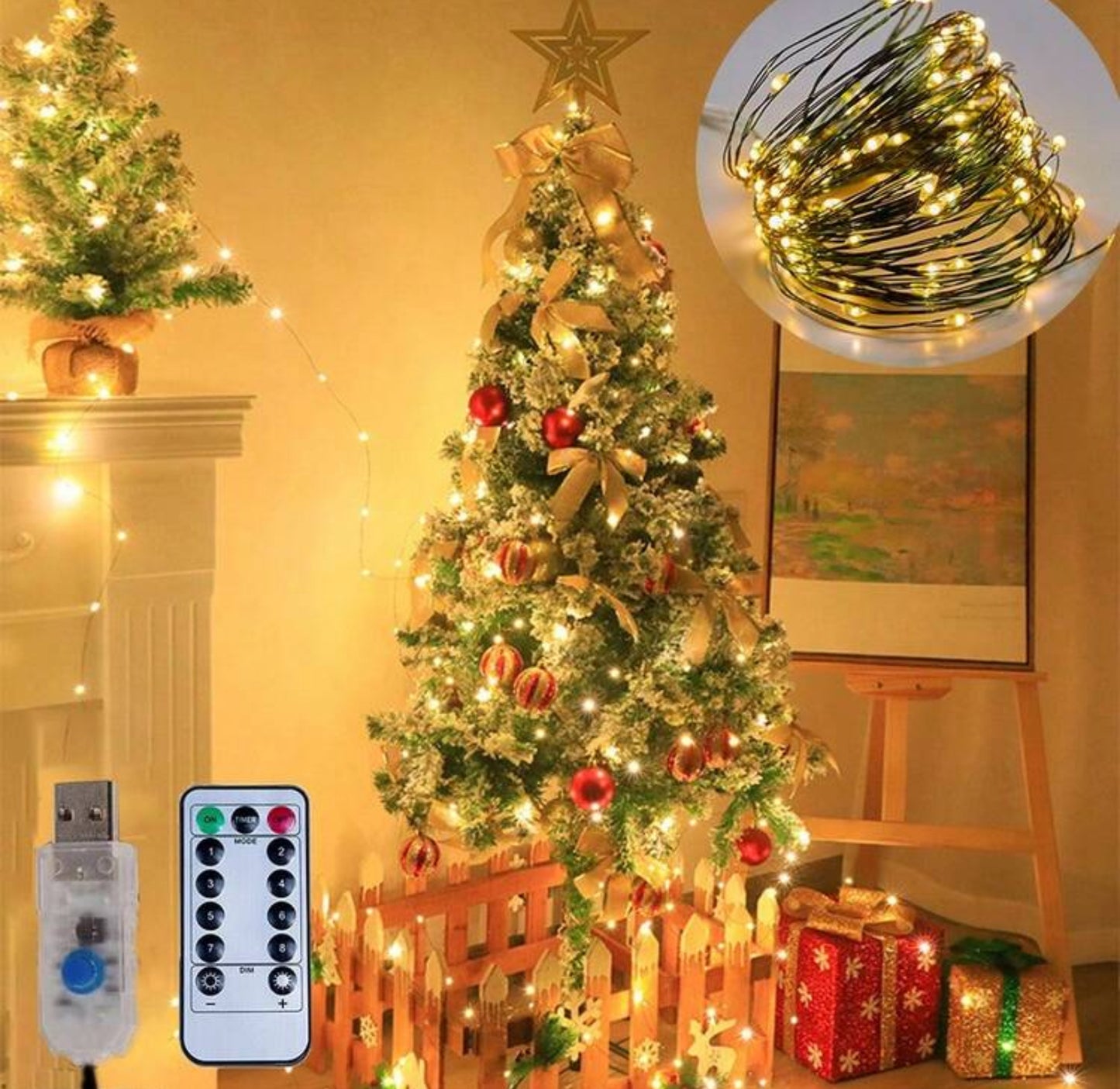 Christmas tree decoration light