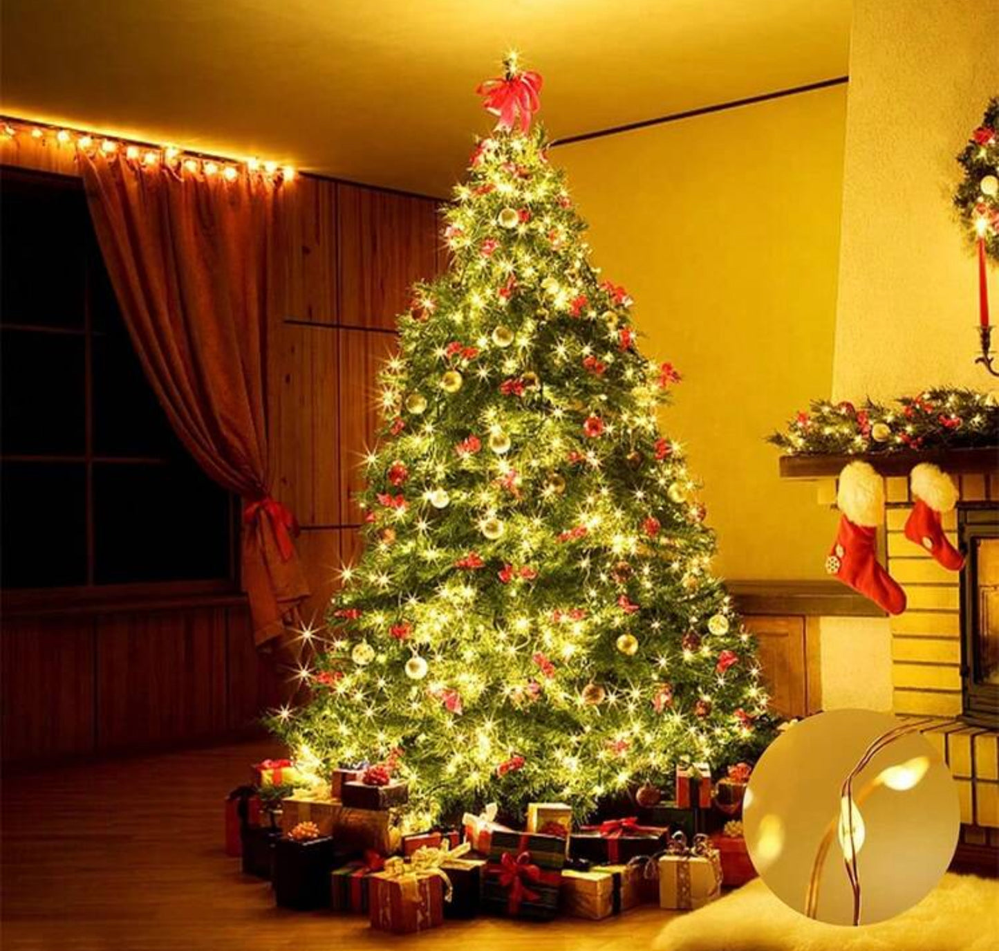 Christmas tree decoration light