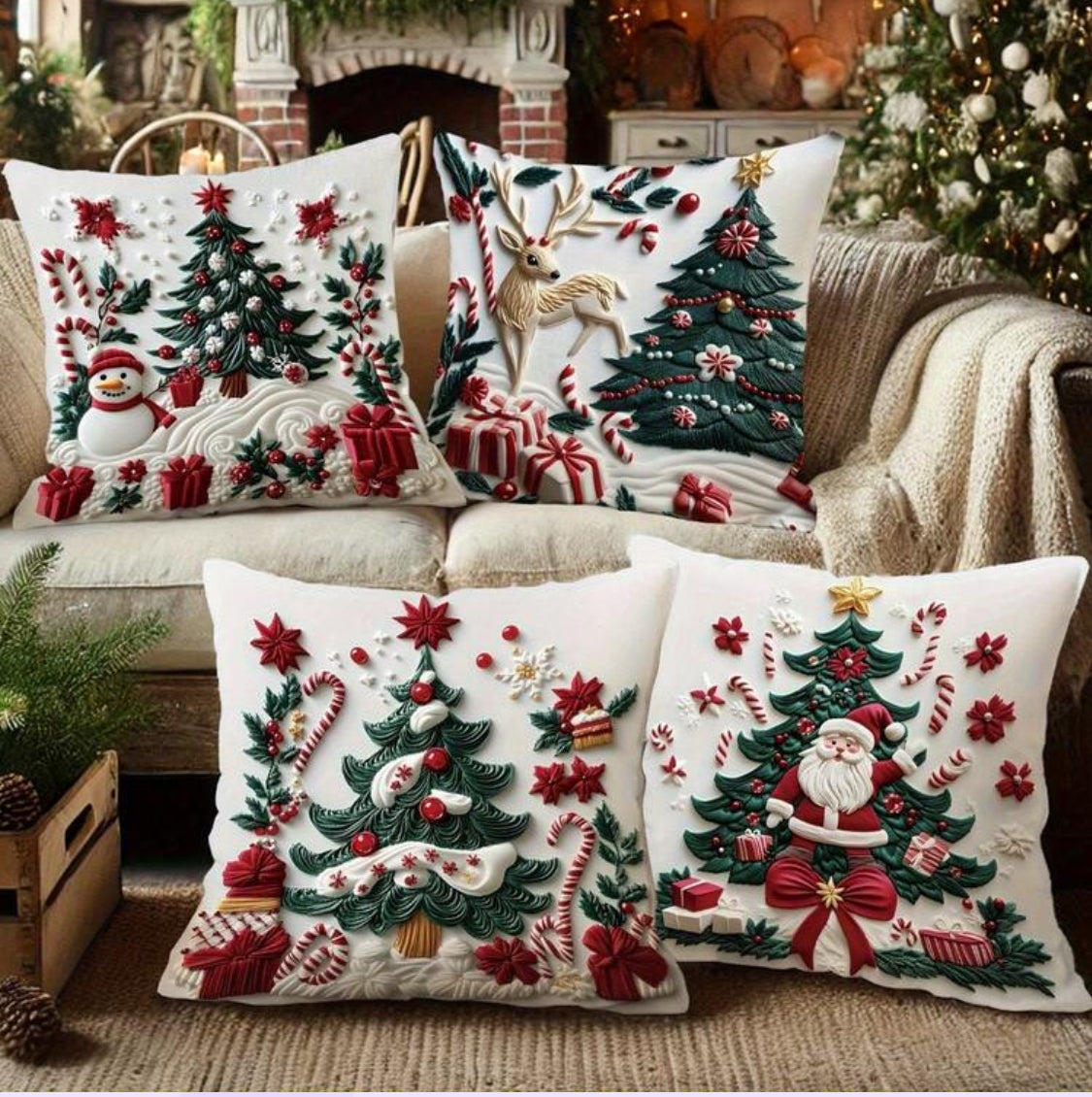 Christmas Decoration pillow Cover