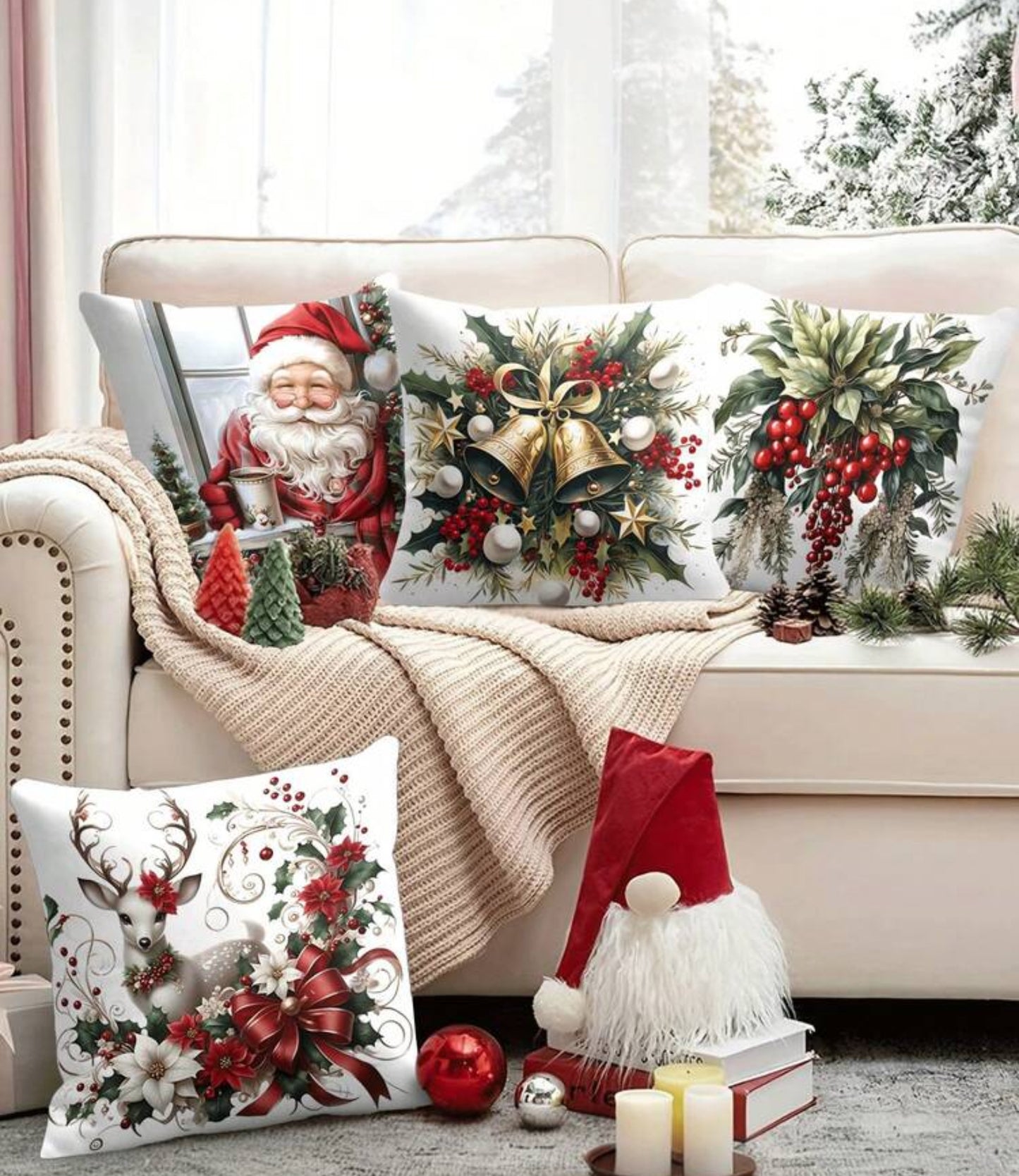 Christmas Decoration pillow Cover