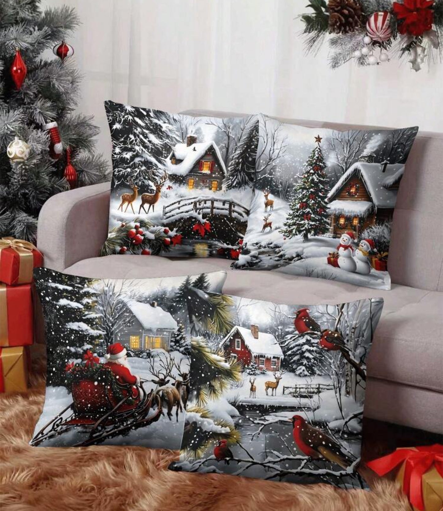 Christmas Decoration pillow Cover